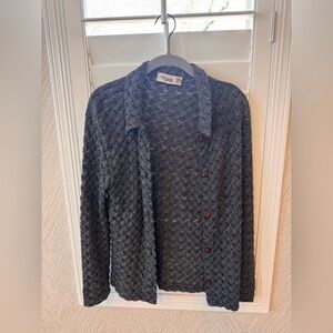 Missoni Black and Gray Button Down Shirt